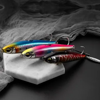 Cheery 100mm 25g 30g Lock or Alive Sinking Pencil Fishing Bait Seabass Pesca Saltwater Casting Lure Isca Artificial HXPE0 – Pencil – view 3