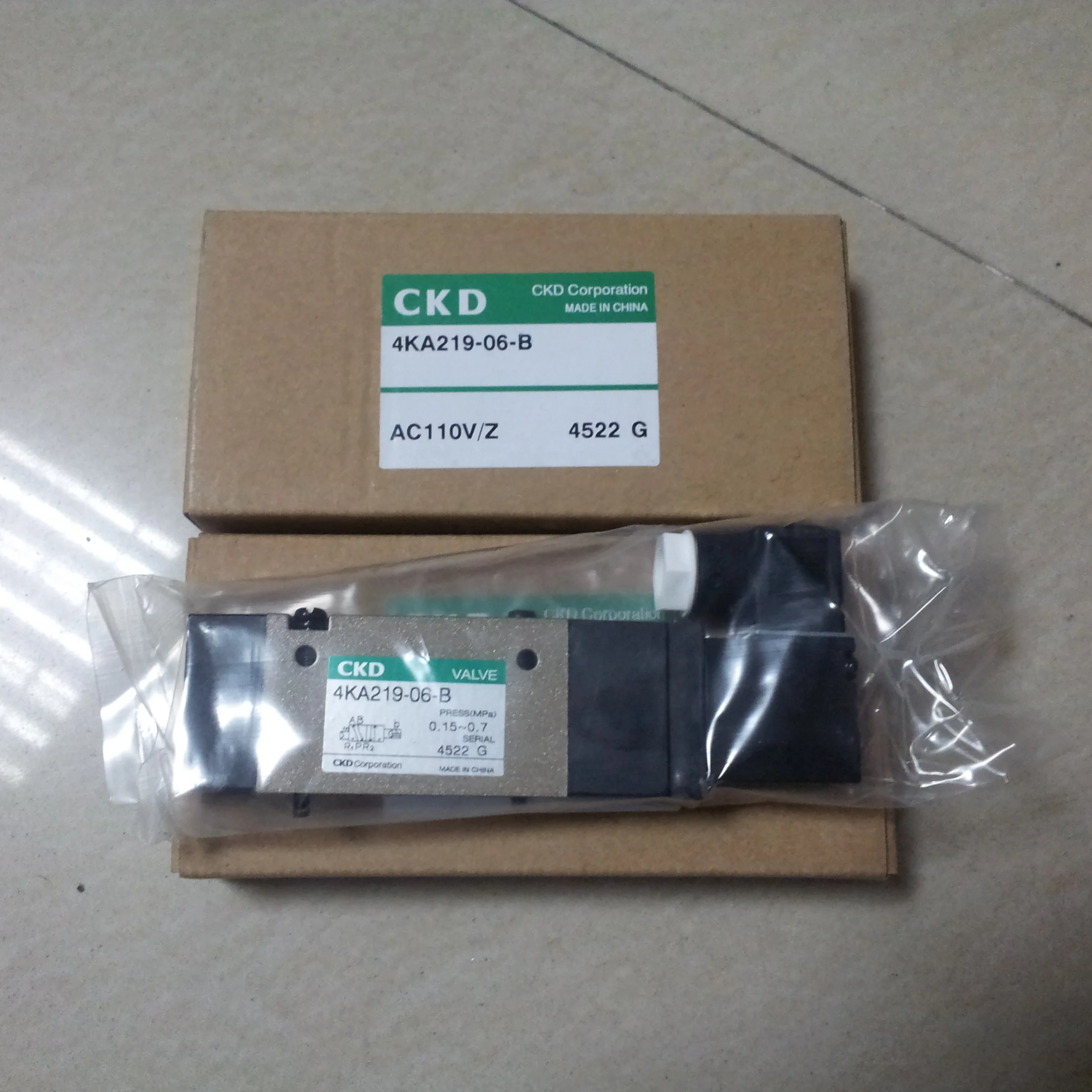 Ckd电磁阀 4ka219-06-b Ac110v - Buy 4ka2 Ckd,Ckd气动,4ka219-06-b Product On ...