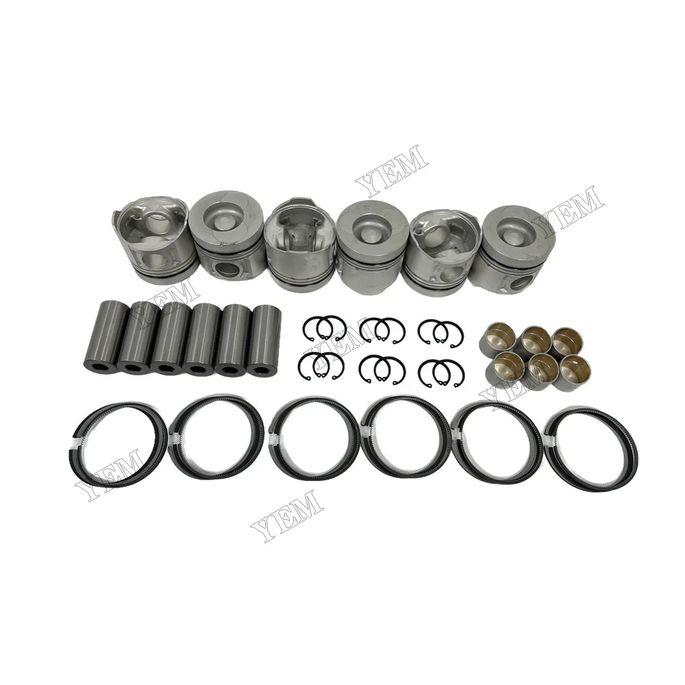 6BG1 Engine Pistons With Piston Rings Set Fits for Isuzu Wholesale Engine Parts 3