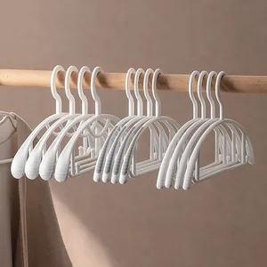 Traceless Anti-Slip Plastic Clothes Drying Rack Hanger Hook for Household