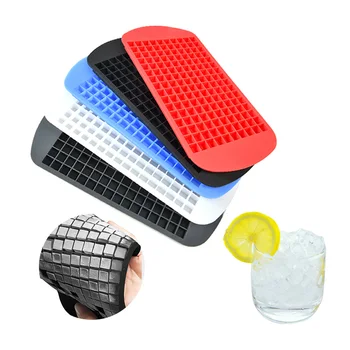 Mini Small Ice Maker Mold 160 Grids DIY Ice Cube Tray Frozen Cubes Silicone  USA