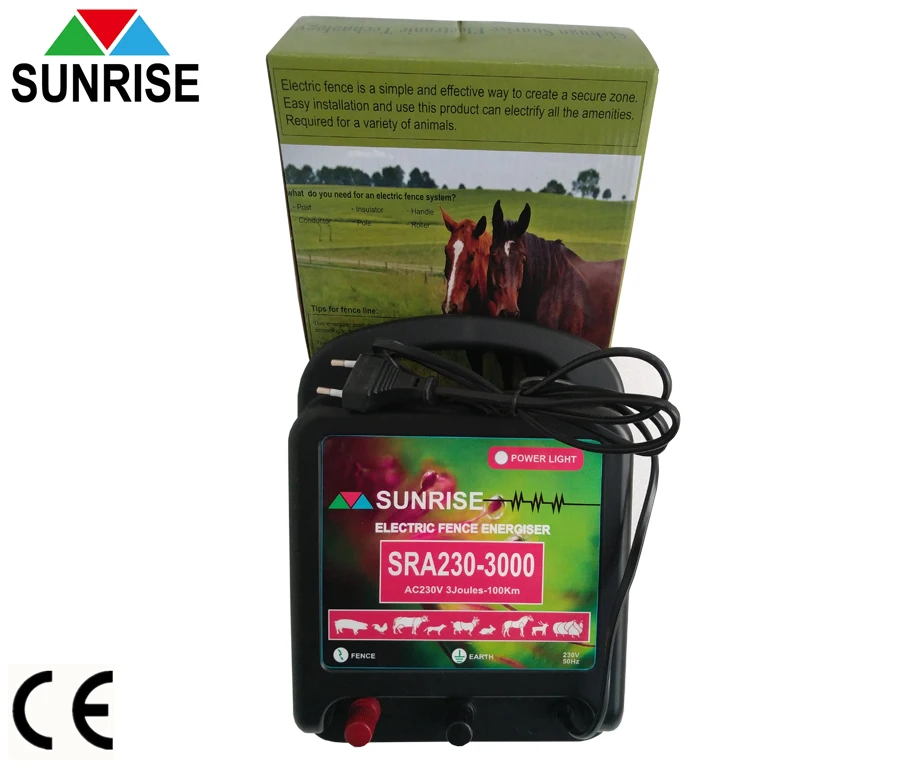 Pv Protection 100 Km Electric Fence Energizer For Big Fence Farm Horse