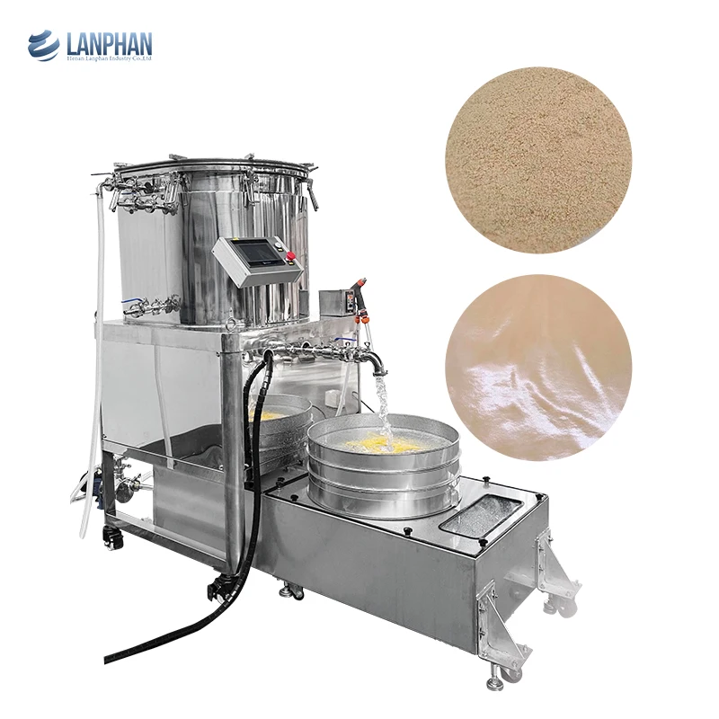 vortex Ice Bubble Water Washing Separator Solventless Extraction Machine