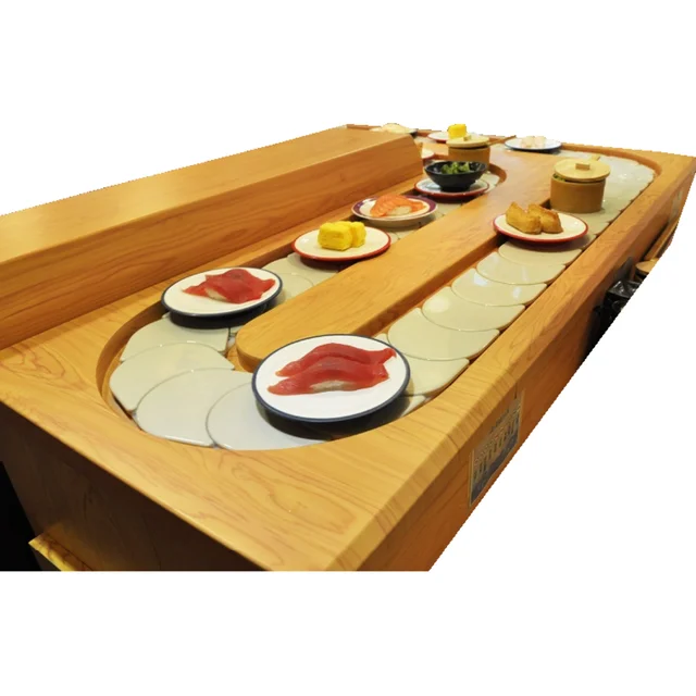 Source Factory PVC Belt One-year Warranty SS2205 Economy Efficient Production Line Rotary Sushi Conveyor 5
