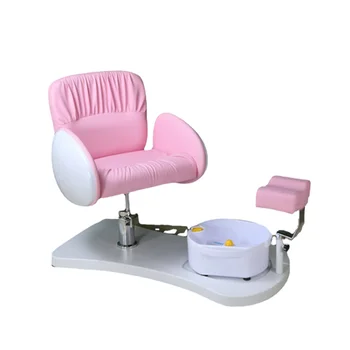 Dongpin pink luxury queen high back pedicure chair manicure custom logo color wholesale