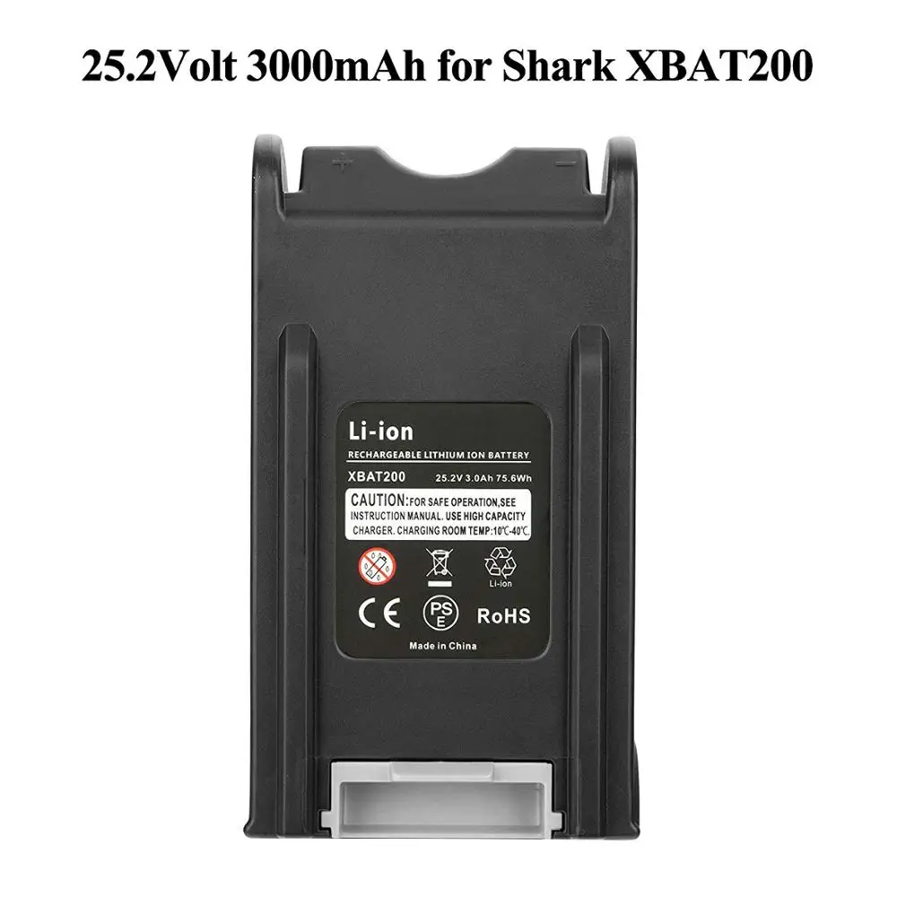 Сменный аккумулятор 25,2 в, 2450 мАч, подходит для Shark XBAT200, для Shark ION Rocket IONFlex ION F80 IONFlex 2X, беспроводные Пылесосы