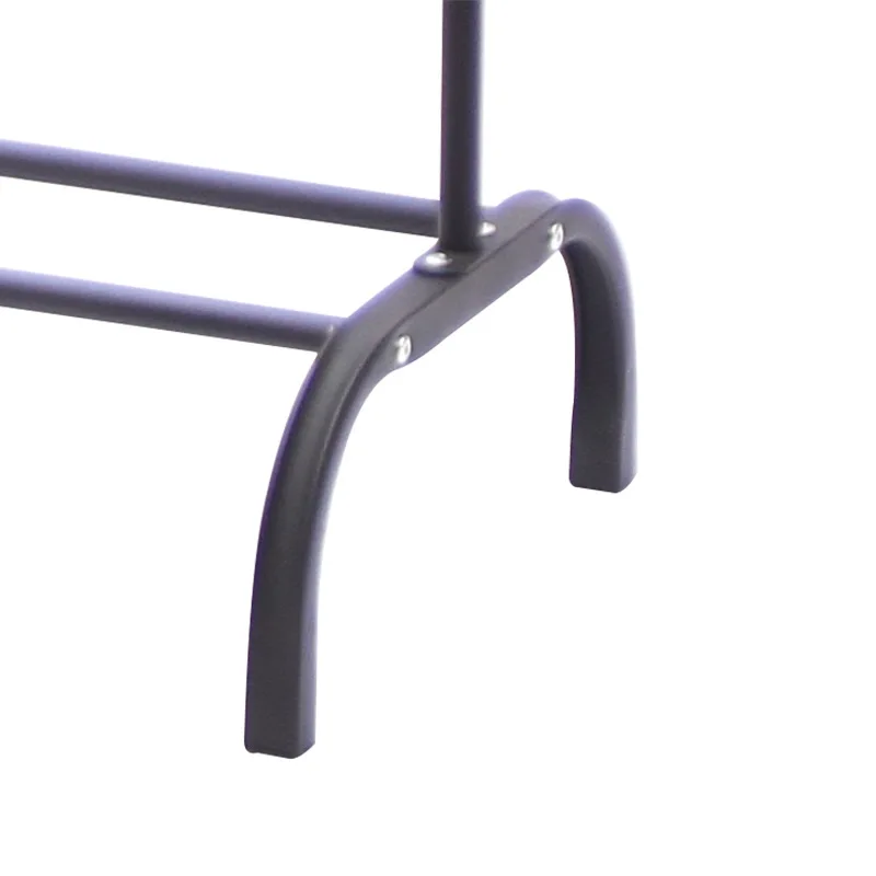
Factory wrought Modern iron clothes tree stand With Meta Shoe coat rack standing hanger for Living Room 