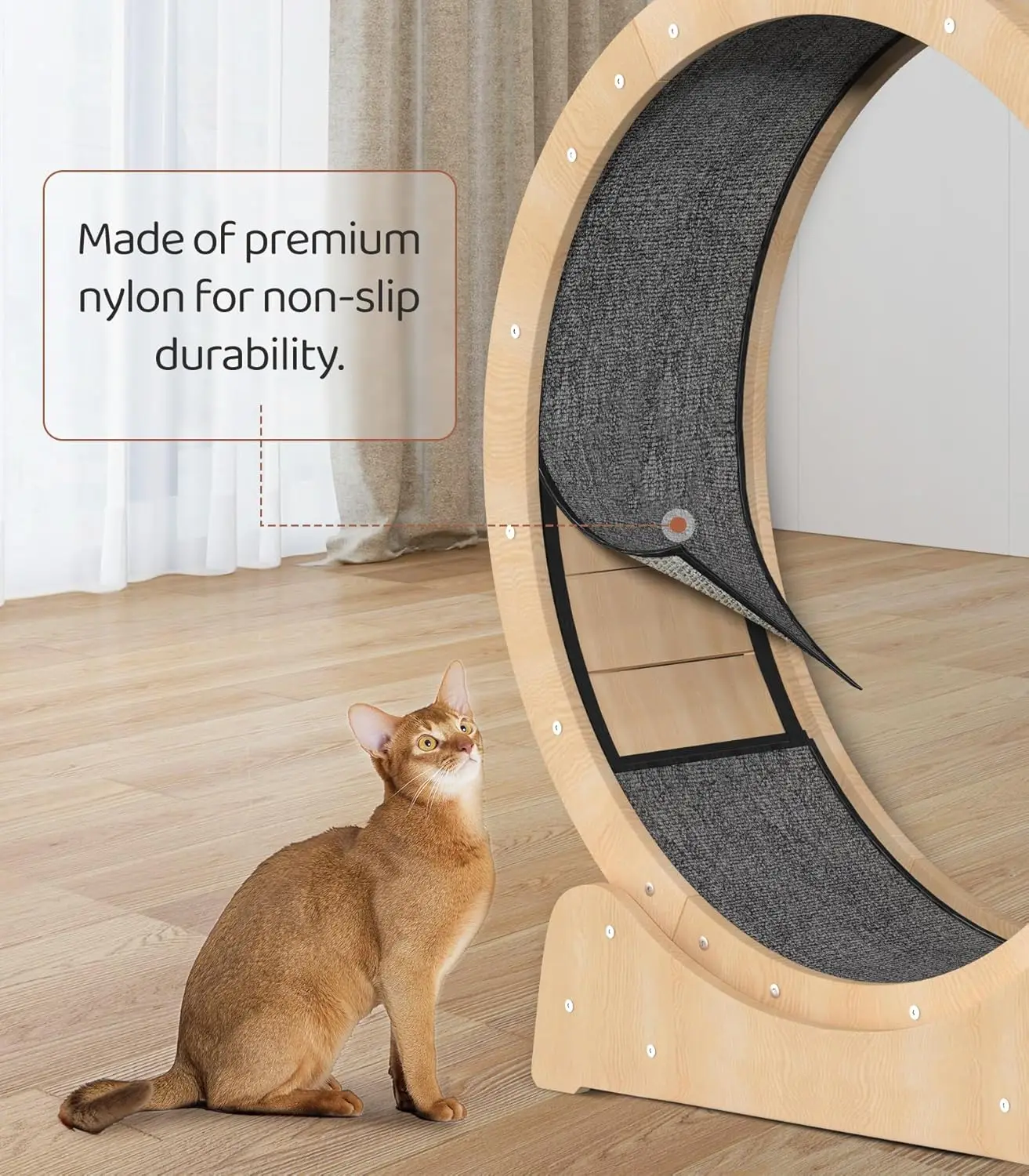 Easy Installation  Large Cat Treadmill Cat Exercise Wheel with Pedometer