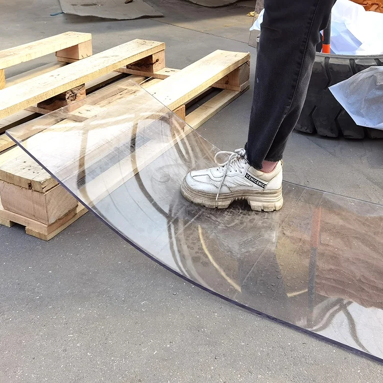Solid Transparent Polycarbonate Glass Sheet PC Portable Fence Panels