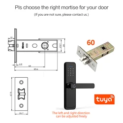 Alexa Tuya Panel Electric App Waterproof Outdoor Front Smart Door Lock Wholesale