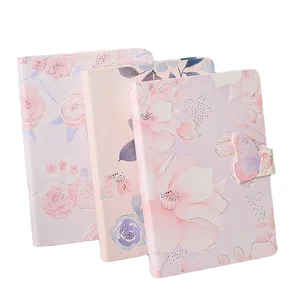 Custom Sewing Flower Cute Notebook Office Thickened Notepad Business Meeting Diary Notebook Printing Paper Promotion Hardcover