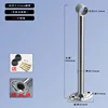 Una tubería de 25 mm, 890 mm de largo (completamente soldada en acero inoxidable 304).