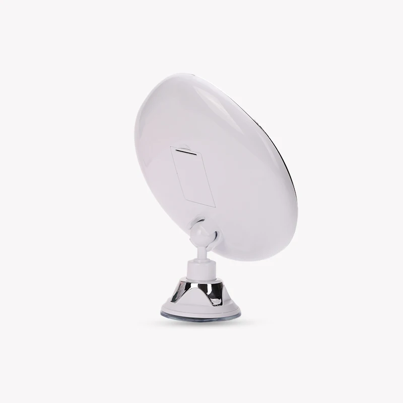 Wall Mounted Battery Powered Led Light Magnifying Mirror 10x Hotel