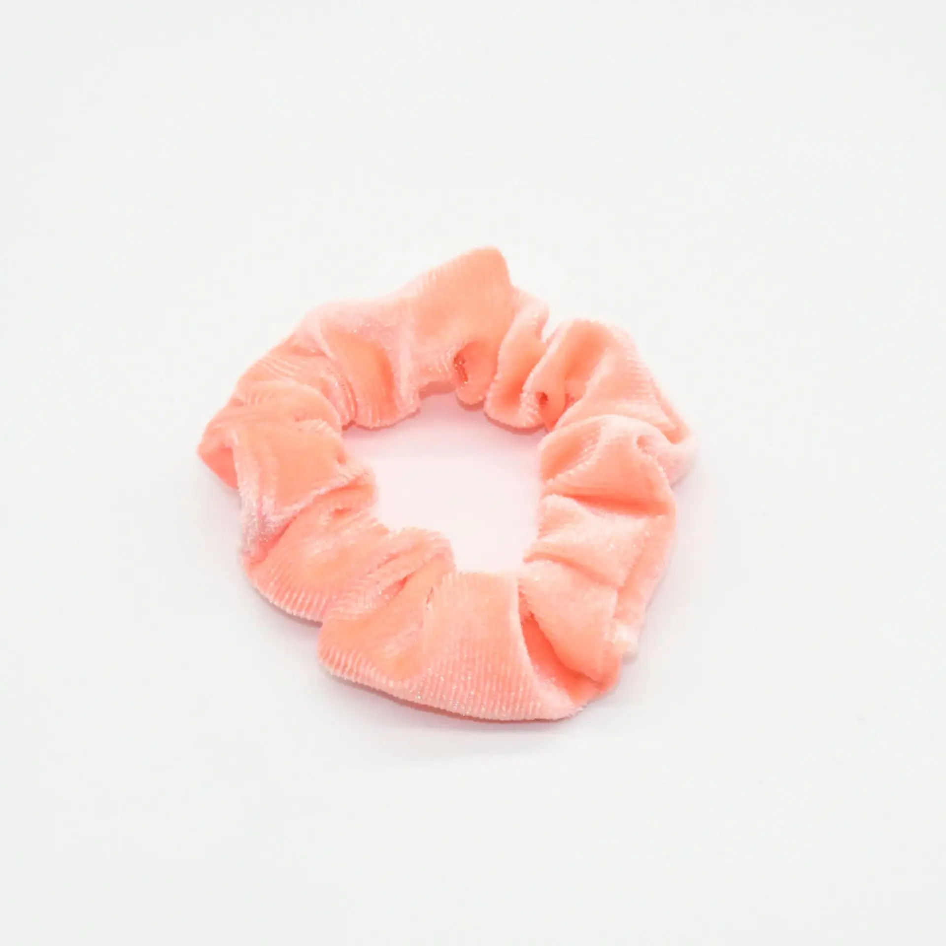 Vintage Velvet Flower Soft Mini Scrunchie