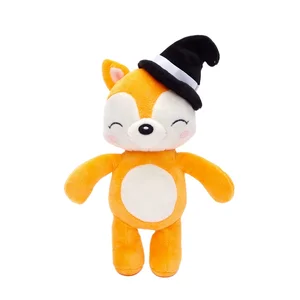 Halloween Little Fox Plush Doll Dressed Fox Christmas Gift with PP Cotton Filling