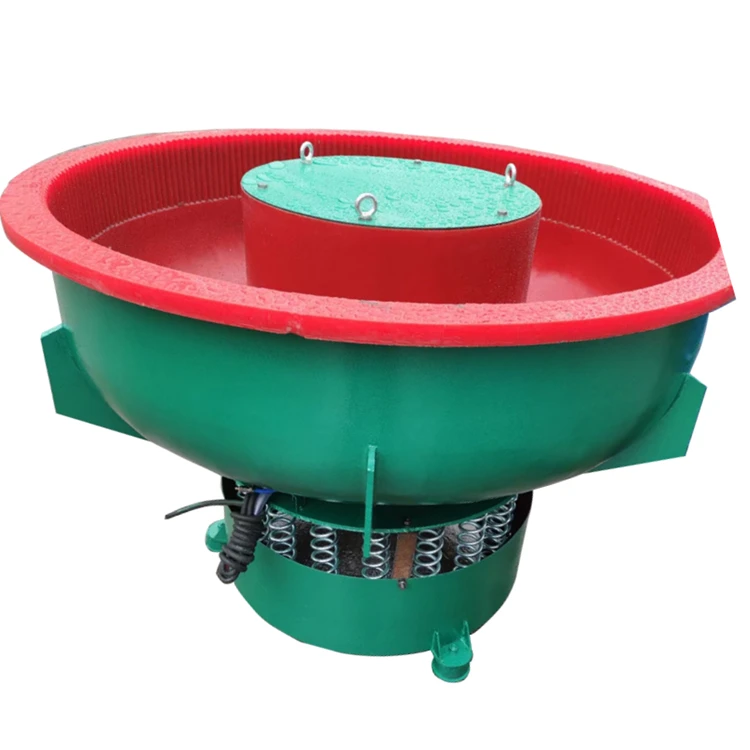 Small Metal Vibrator Polish Machine Wheel Hub Stone Vibratory Surface Grinding Polishing Finishing Machine