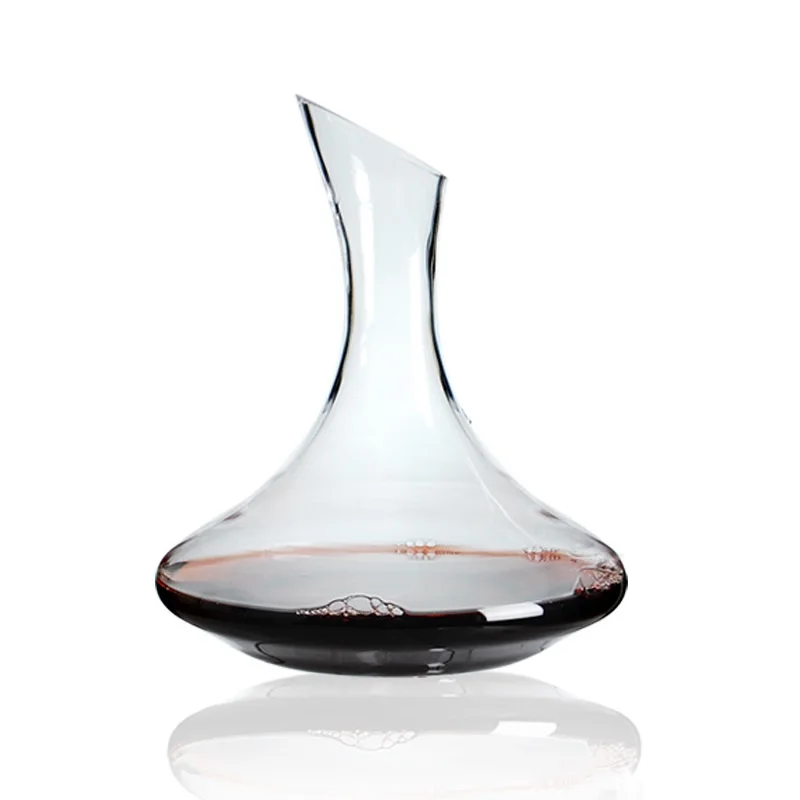 Clear Transparent Modern 320ml Glass Goblet and 1500ml Glass Wine  Decanter Bottle Set