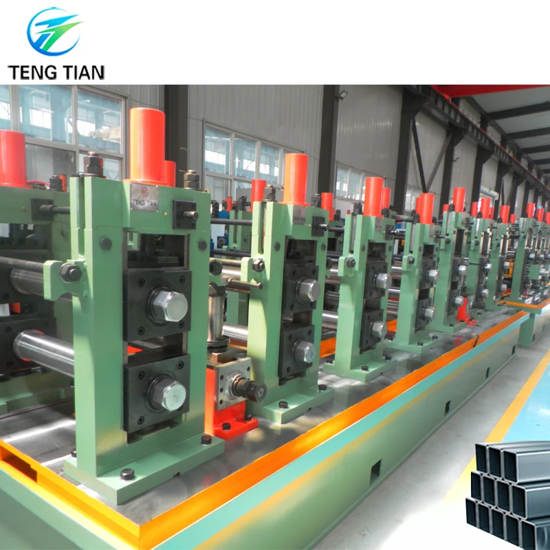 Fully Automatic Direct Forming Carbon Steel Pipe Making Machine for Roll Forming square Tube 100x100x6mm