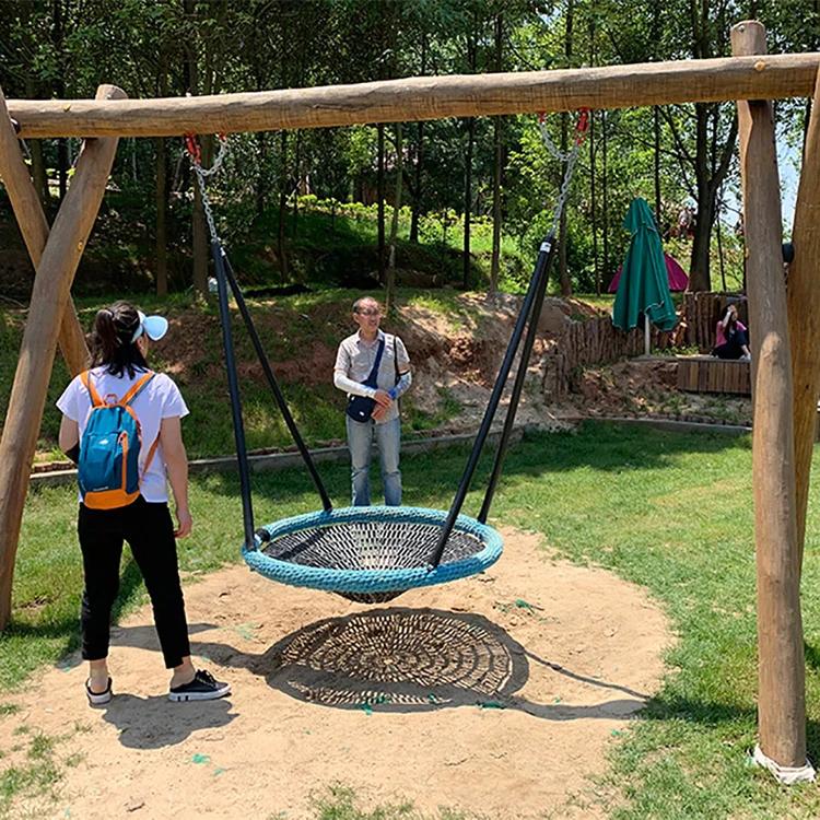 Новый дизайн, высокое качество, детская и взрослая уличная игровая площадка, аксессуары, 100 см, круглая сетчатая качели