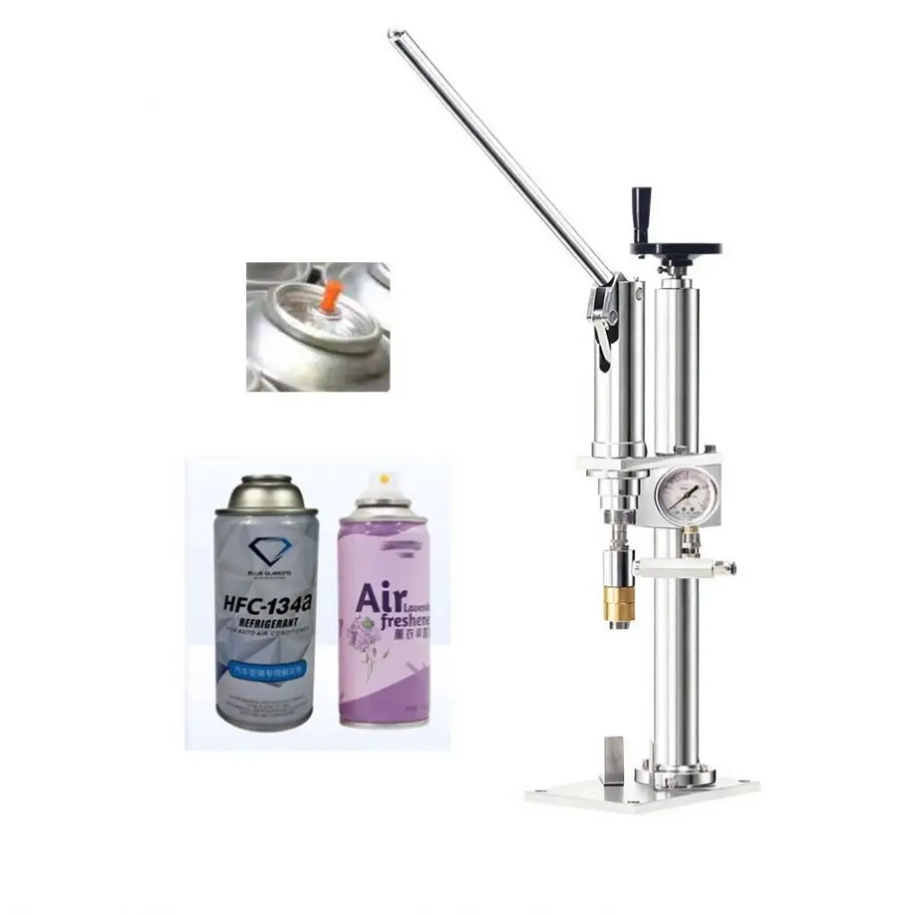 TEBAK Aerosol Filling Machine Self Spray Sealing Machine Paint Aerator Self Spray Sealing Machine Spray Filling Machine