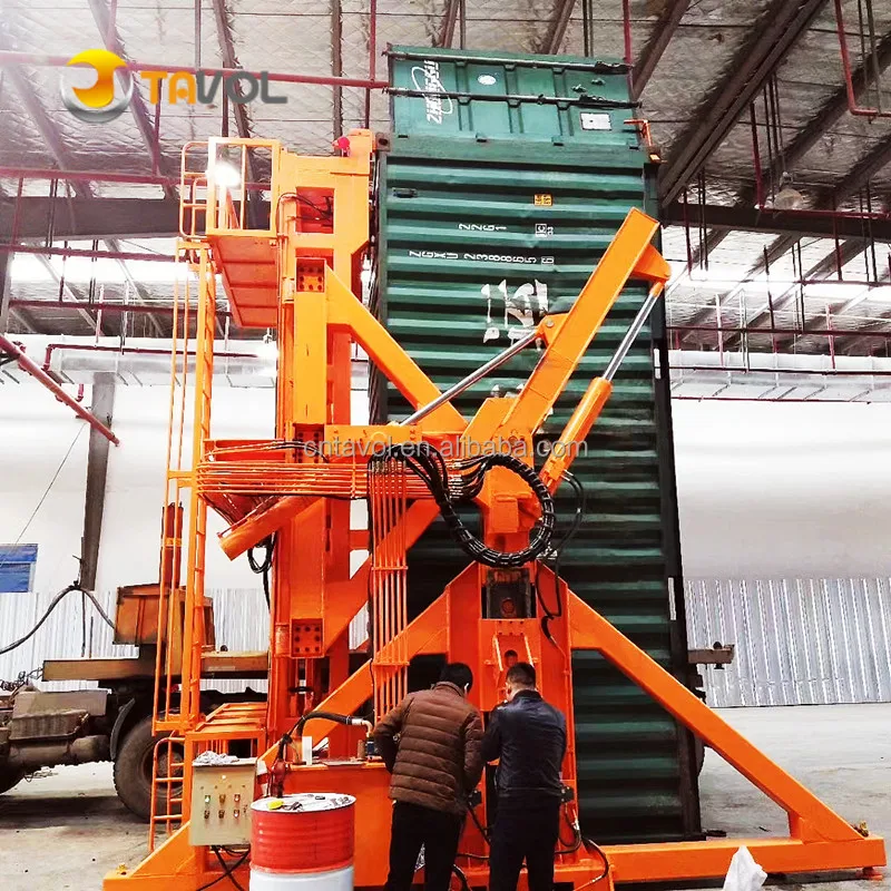 Alibaba.com: 35T 40T capacity, 90/180° tilting hydraulic container ...