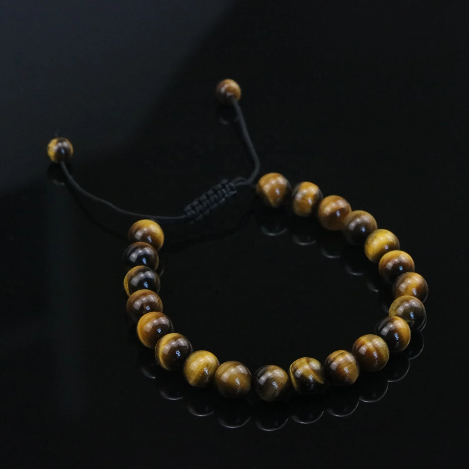 
 Joycuff Healing Jewelry Set Handmade Natural Stone Lava Bead Tiger Eye Bracelet Men  