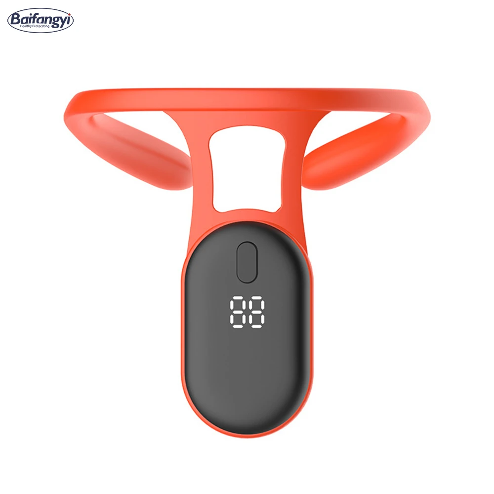 Корректор осанки для мужчин и женщин с вибрационным напоминанием детей висячий шейный дисплей