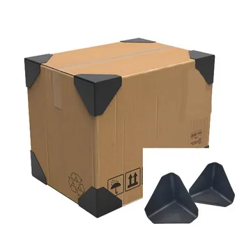 35/50/60/80/87mm black plastic corner protector paper carton packaging anti-collision material express delivery Edge Protector