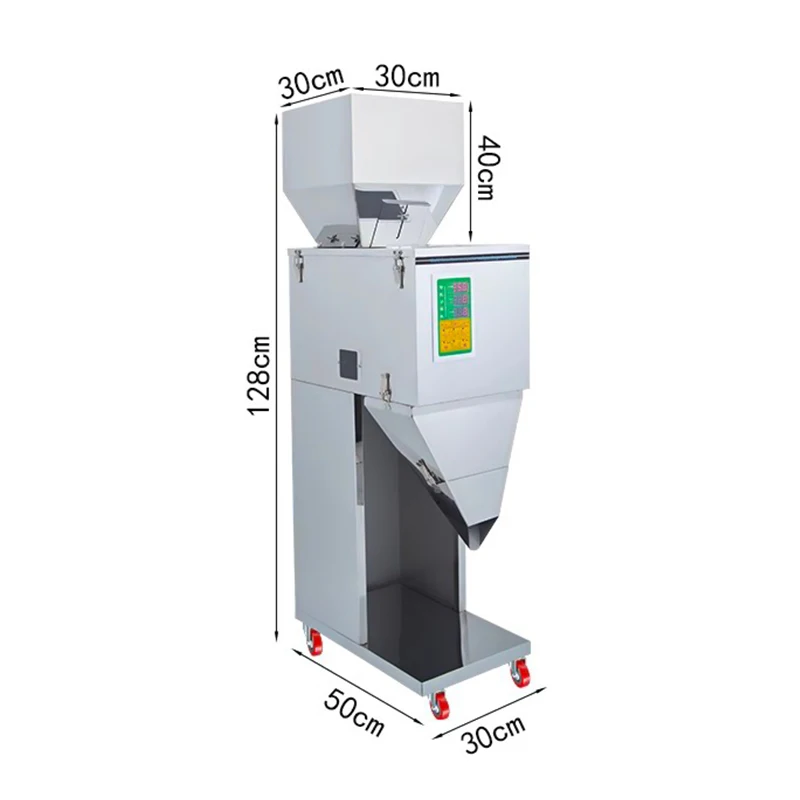 Automatic Scale Filling Machine Tea Leaf Seed Salt Rice Packing Machine Sugar Powder Dispenser Weighing Racking Machine