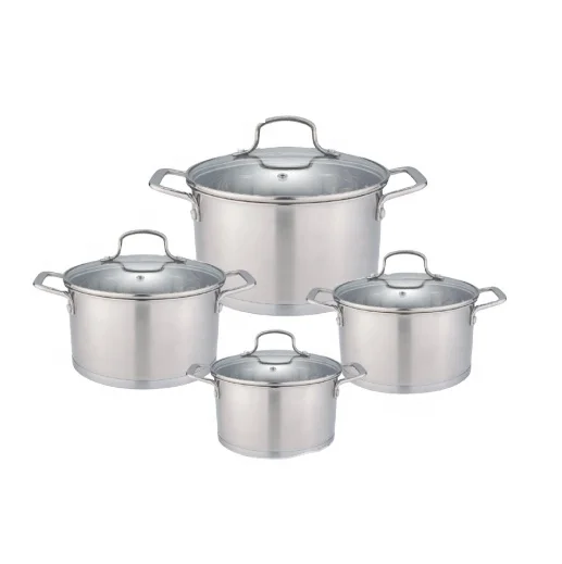 High quality Multifunctional stainless steel houseware Casseroles 16/18/20/24cm cookingware set cooking pot