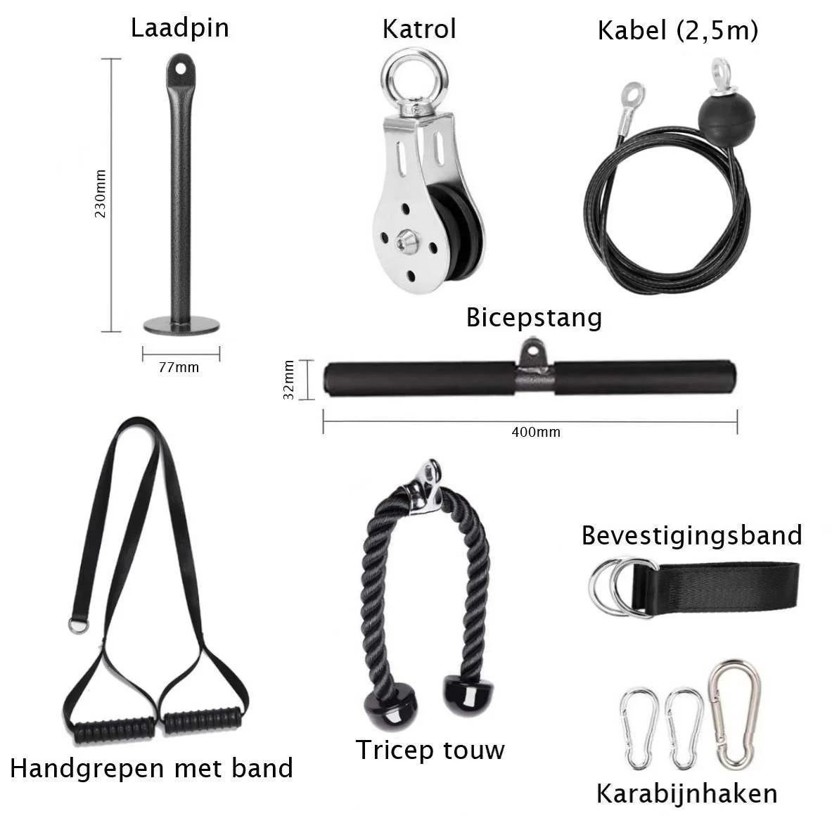 DIY Pulley Cable Machine Versatile Home Gym Equipment