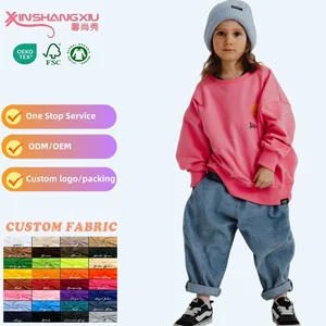 Fashion Kids Sweatsuit Children Girls Clothing Sets Pullover and Pants Sweat Suits Custom Kids Winter Clothing Set Manufacturer