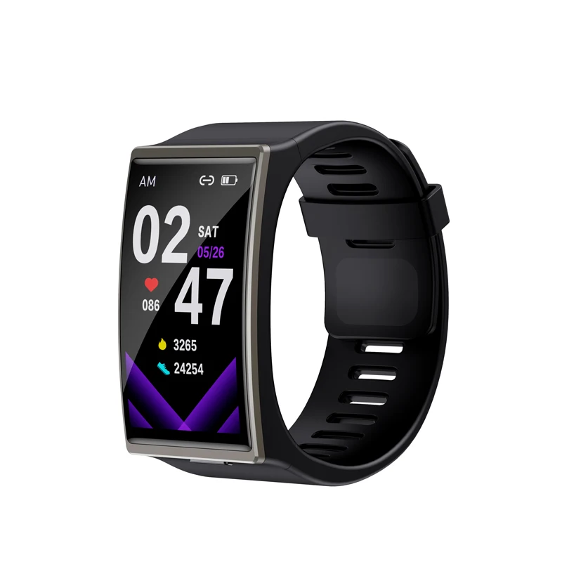 Изготовленный На Заказ смарт-одежда очарование нержавеющая сталь мужские спортивные смарт-браслет женские резиновые часы для смартфона