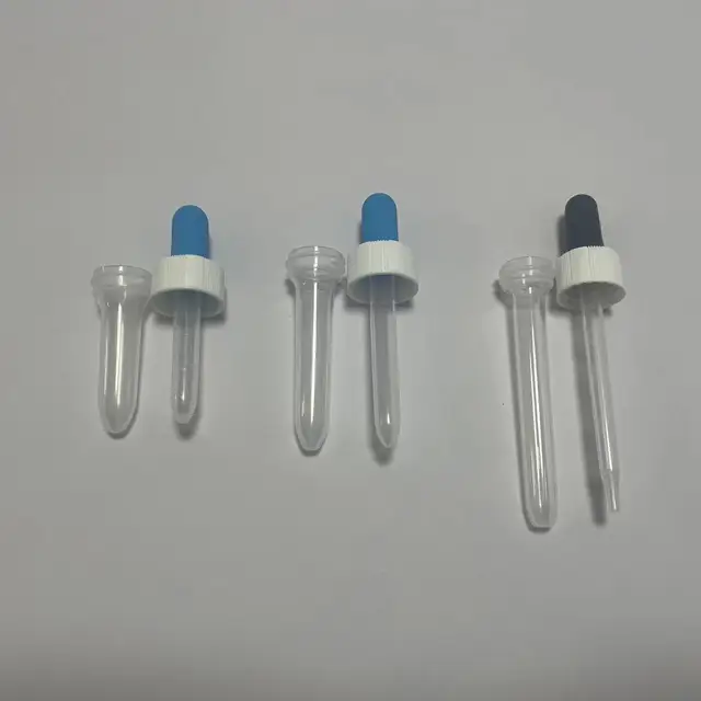 High Transparency 1.5ml Essence Plastic Bottle with Dropper Factory Direct Price Lids Bottle Caps & Closures