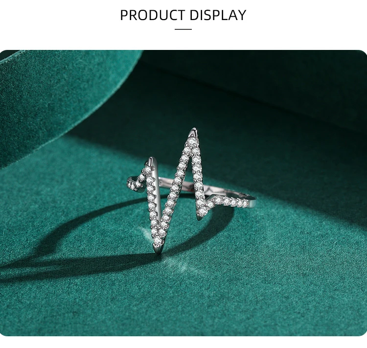 JZ1526 Hot Sale 925 Sterling Silver Delicate Bling Diamond