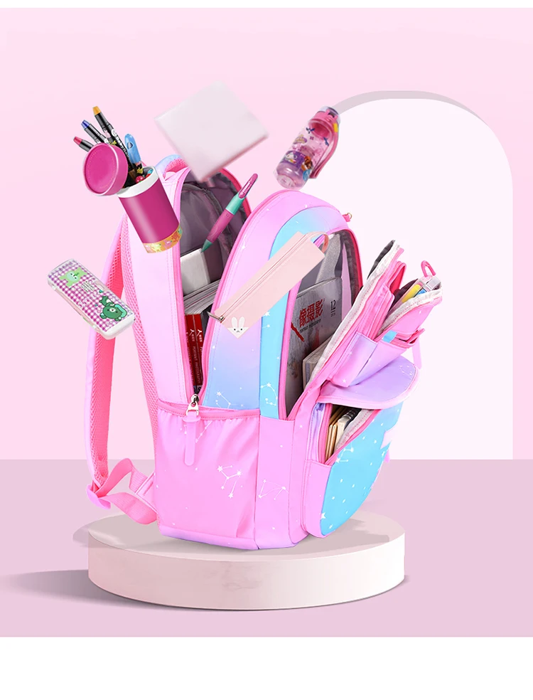 2023 Stylish Student Primary School Backpacks Kid Mochila Escolar Infantil Waterproof School