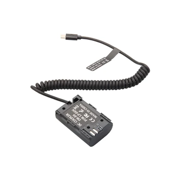 LP-E6 Dummy Battery + Type C Cable for Canon EOS 5D2 5D3 5D4 6D 6D2 60D 7D 7D2 70D 80D 90D 5DSR R R5 R6 detail image