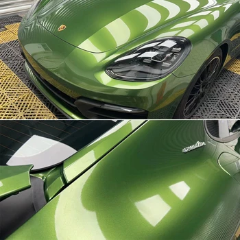 Air Channel Car Wrap Vinyl Ultra Bright Metallic Emerald Sonoma Midnight Green Car Wrap