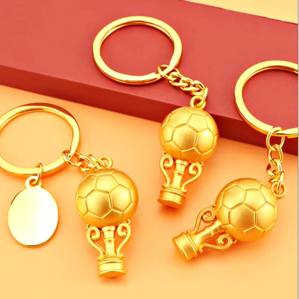 2026 23rd Football for Summer Carnival Trophy Souvenirs Carabiner Keychain Metal Sport Soccer Lightweight Waterproof