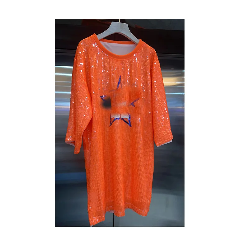 Factory Custom Blue Astros Sequin Jersey Dresses Wholesale