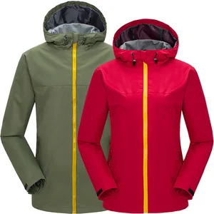 Spring Autumn Outdoor Fleece Jacket Unisex Stand Zipper Solid Windproof Waterproof Knitted Shell Mountaineering