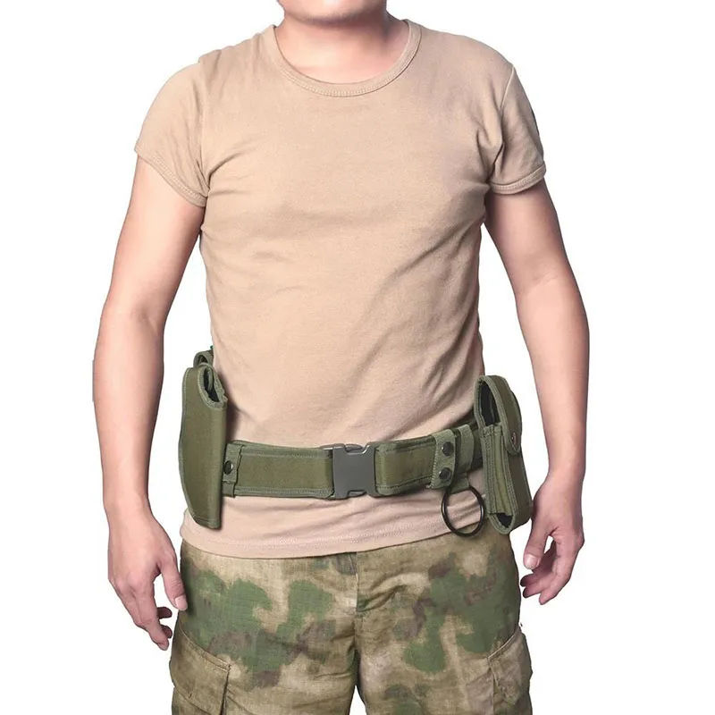 Outdoor Premium Multifunctional Tactical Training Belt Hunting Set Belts Inner Practical Training Waist Belt With Phone Tool Bag