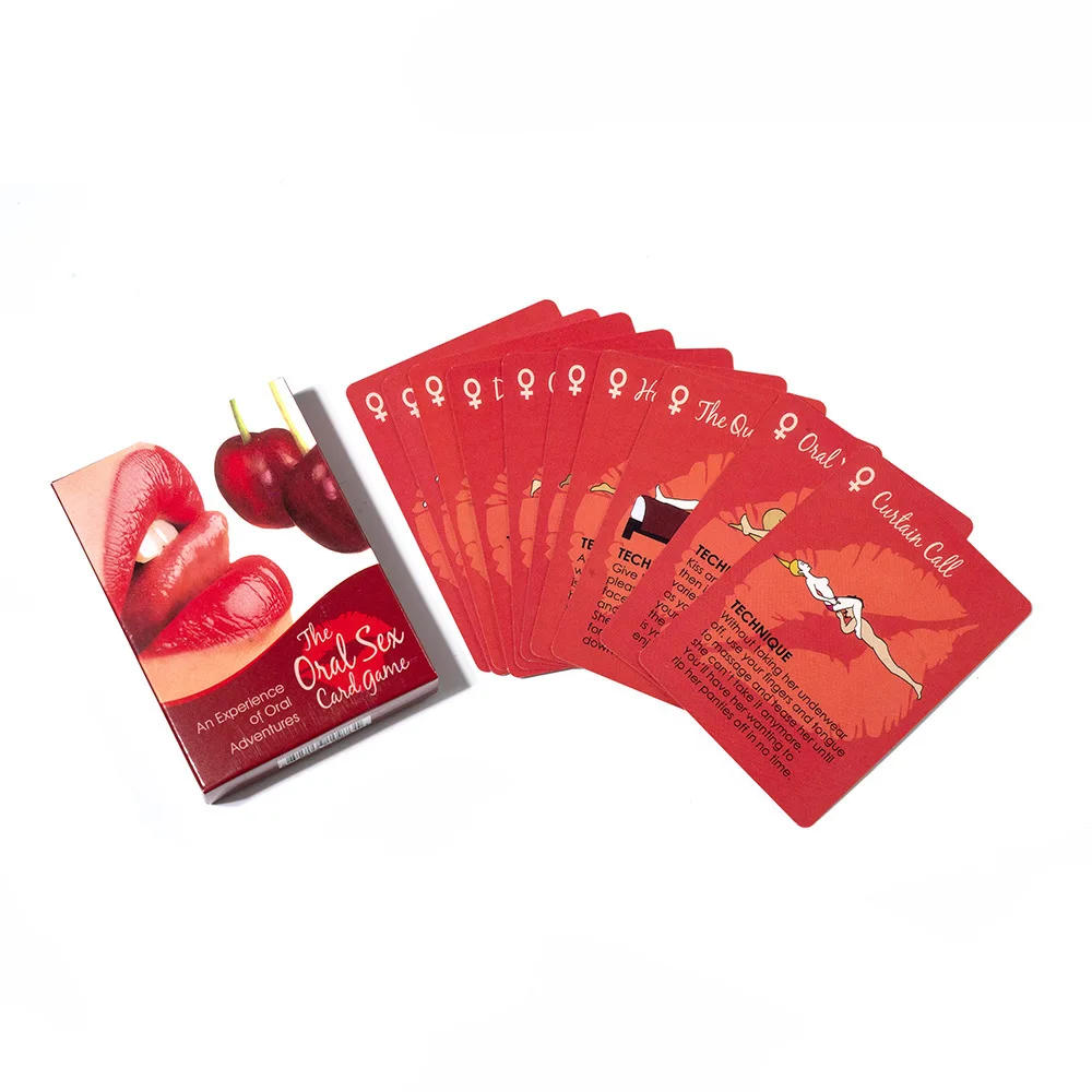 Jeu de cartes à jouer pour adultes Posture Sex Toys pour couples