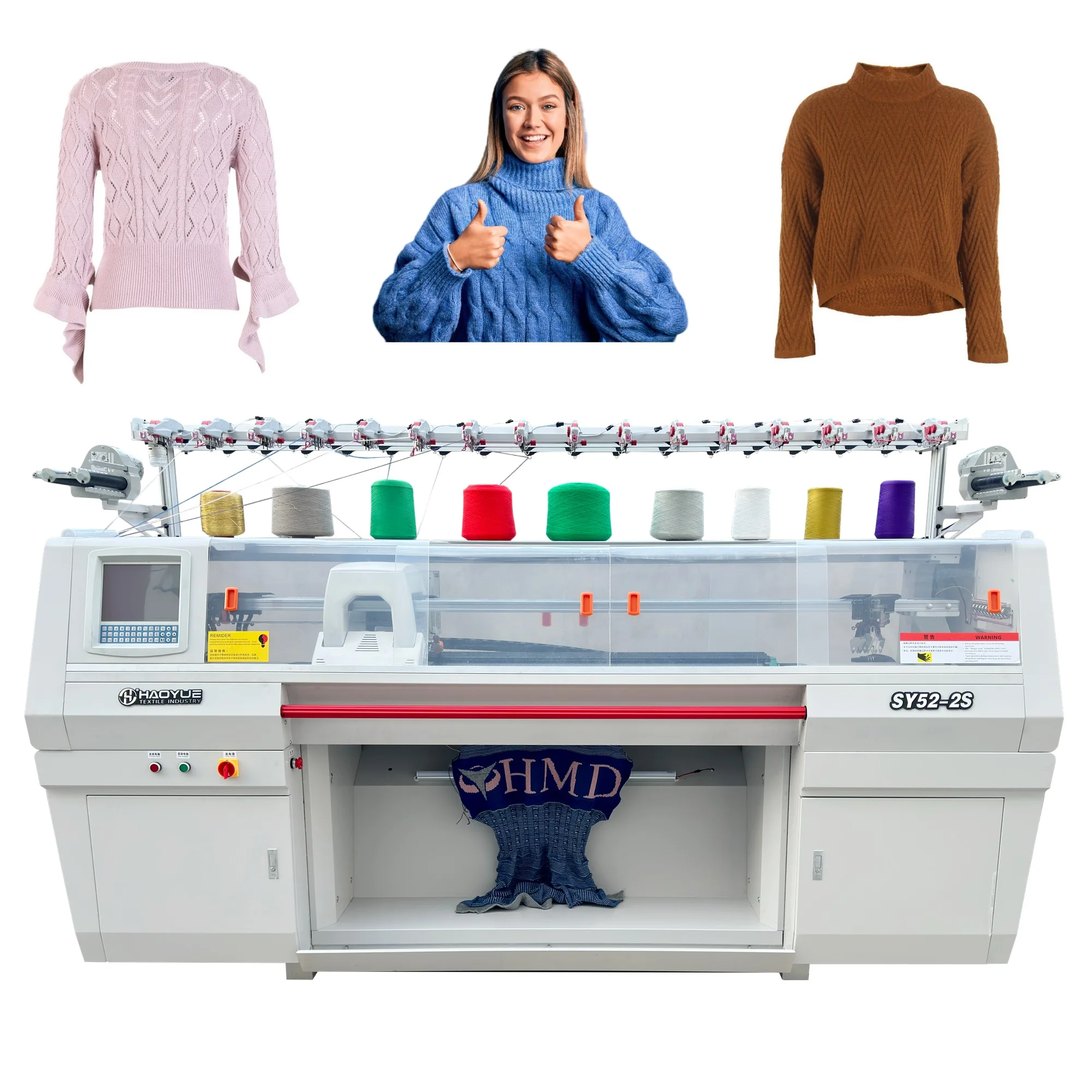 Shima Seiki Type Computerized Knitting Machinery Used for Garment Knitting