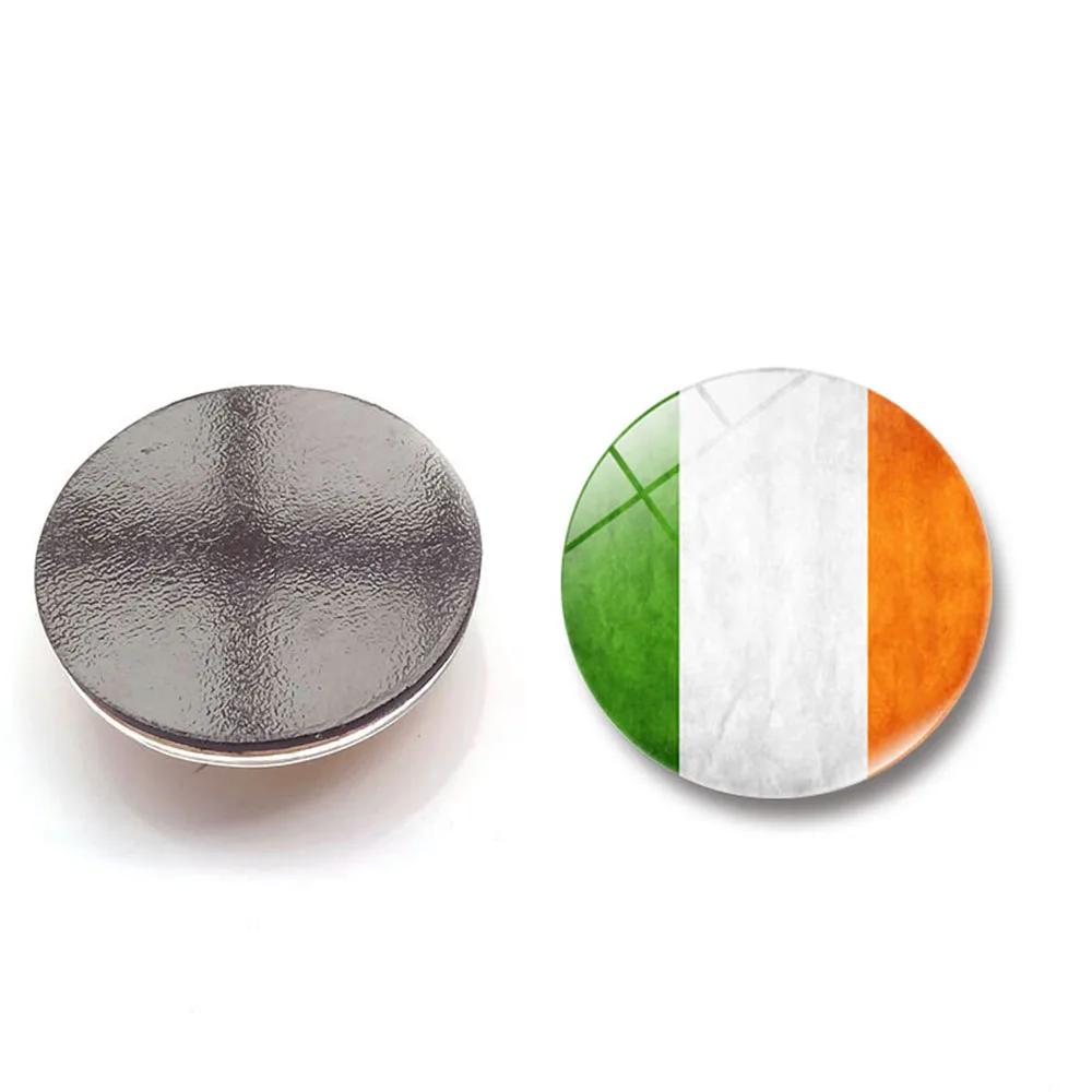 2026 Football World National Flags Souvenir Round Fridge Magnet Minimalist Home Decor Magnetic Fridge Magnet