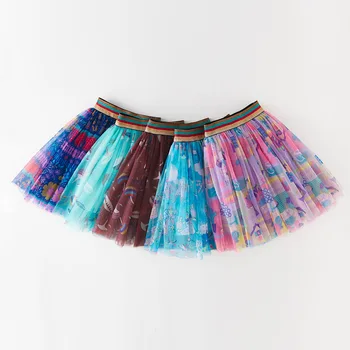 Children's dress skirt mesh pleated skirt princess dress photography waist skirt