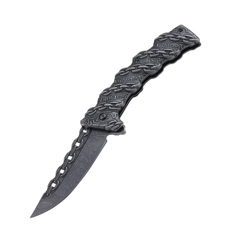 LC Mini Box Cutter Hunting Camping Survival Folding Knife Browning Pocket Knife Combat Self Defense Outdoor Gift Knife