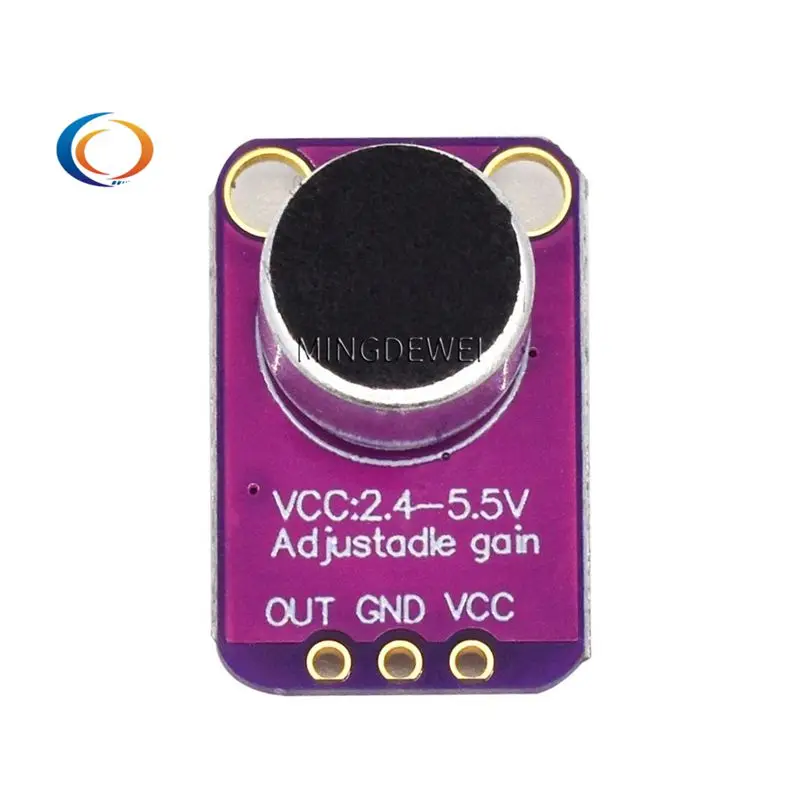 Electret Microphone Sensor Amplifier Module Max4466 Adjustable Gy