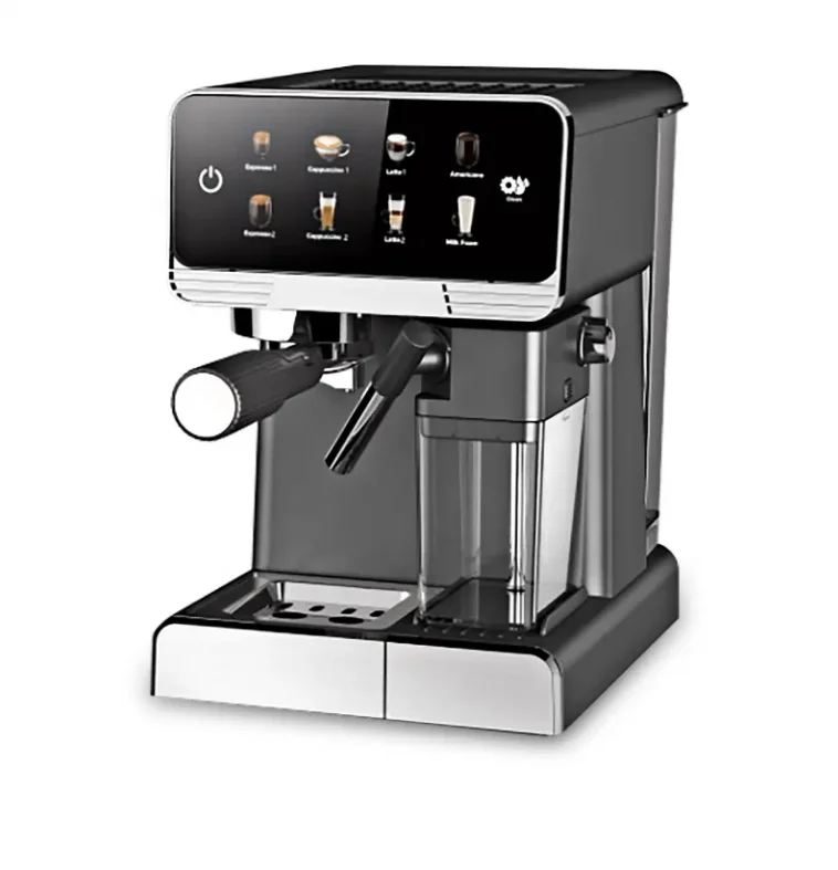 19 Bar Semi Automatic Espresso Coffee Machine Thermoblock Heating System With IMD Touch Panel