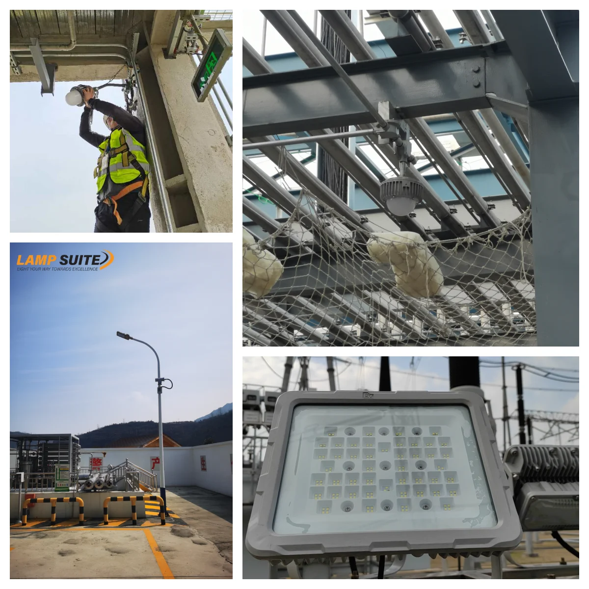 IP66 IP67 FLP WP Customizable Tempered 30W 10W DC12V 60W 50W ATEX Explosion Proof Pendant Hanging Light With Glass Globe Cage